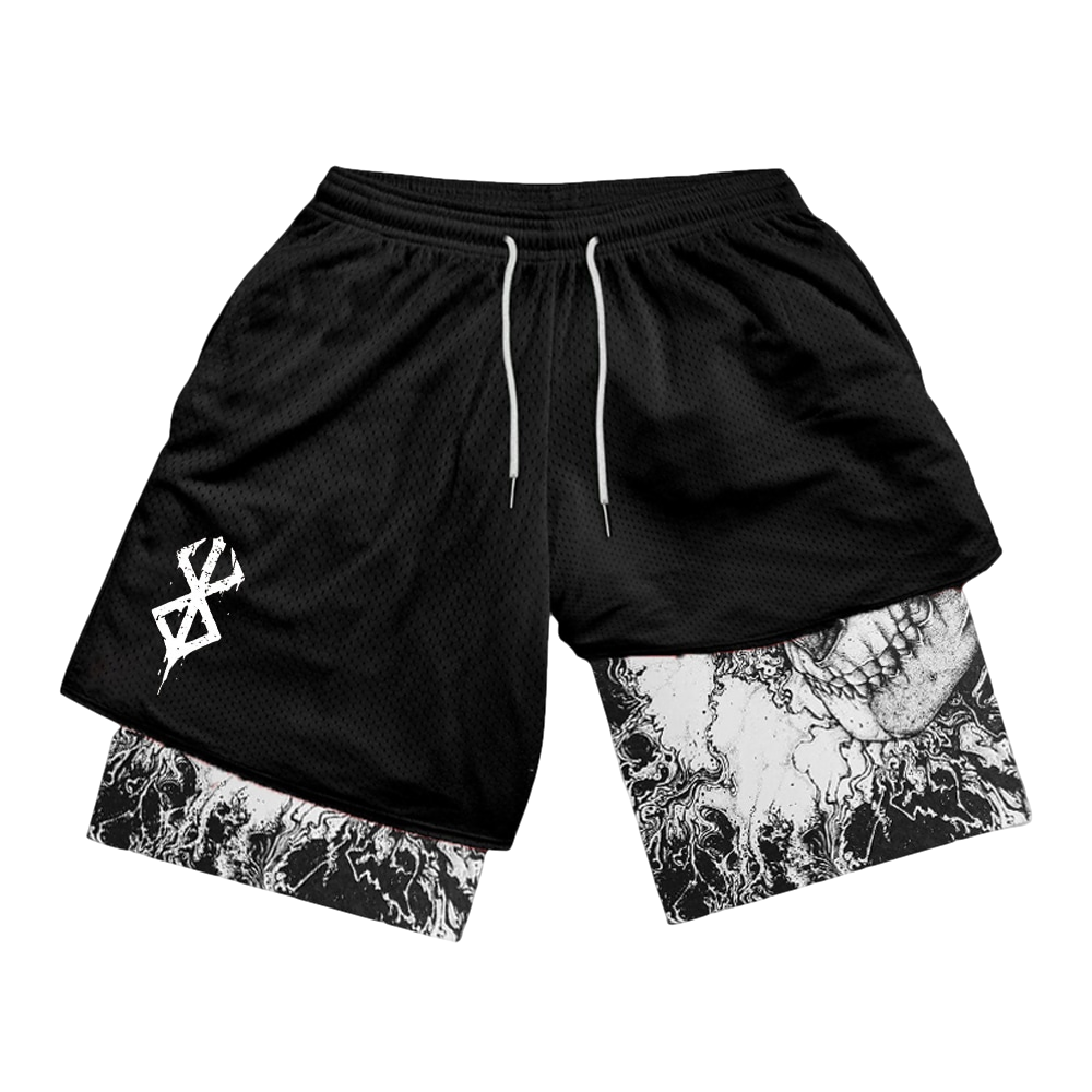 Berserk 2-in-1 Compression Shorts