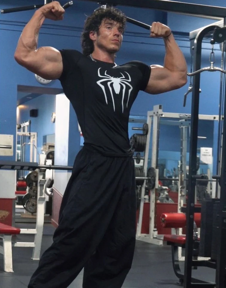 GymShackles Spider Compression Shirt