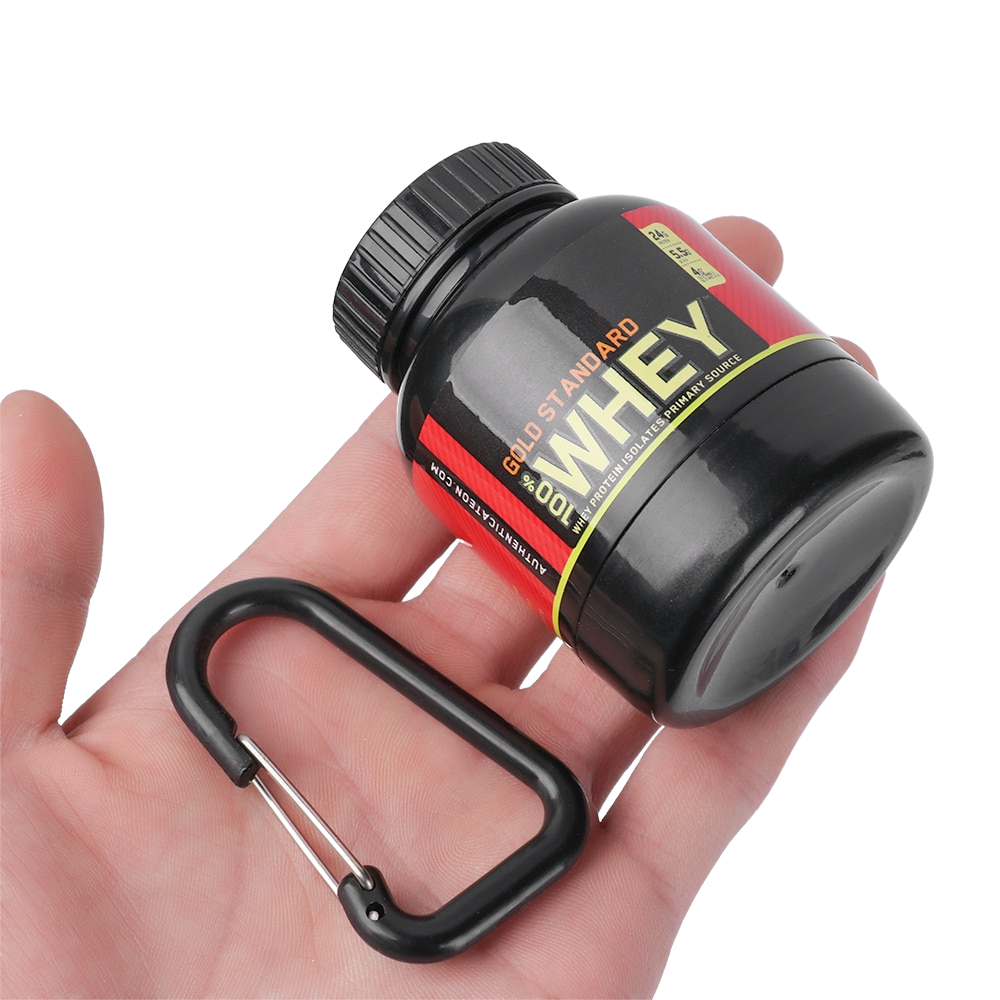 GymShackles Mini Protein Powder Bottle