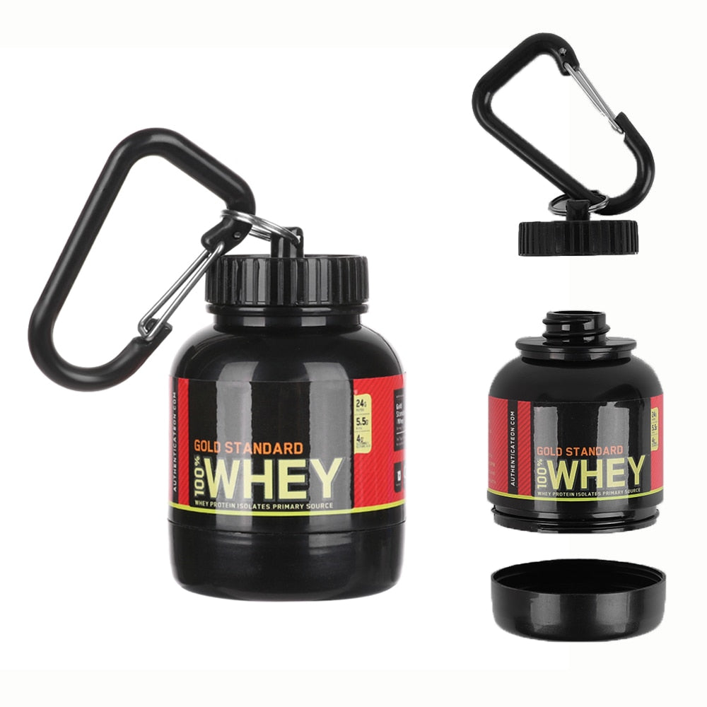 GymShackles Mini Protein Powder Bottle