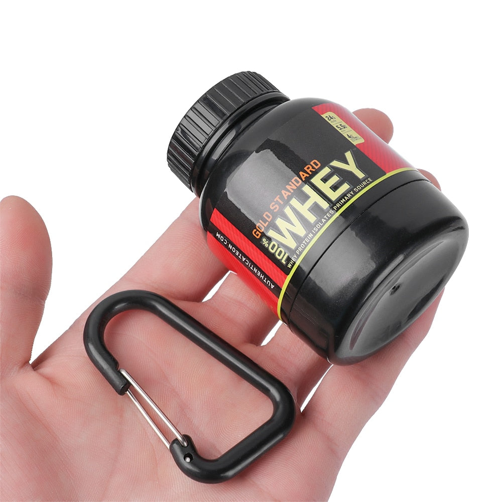 GymShackles Mini Protein Powder Bottle