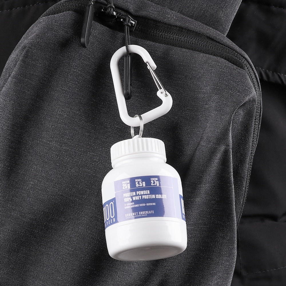 GymShackles Mini Protein Powder Bottle